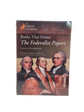 Great Courses Books That Matter The Federalist Papers DVD Guidebook Sealed